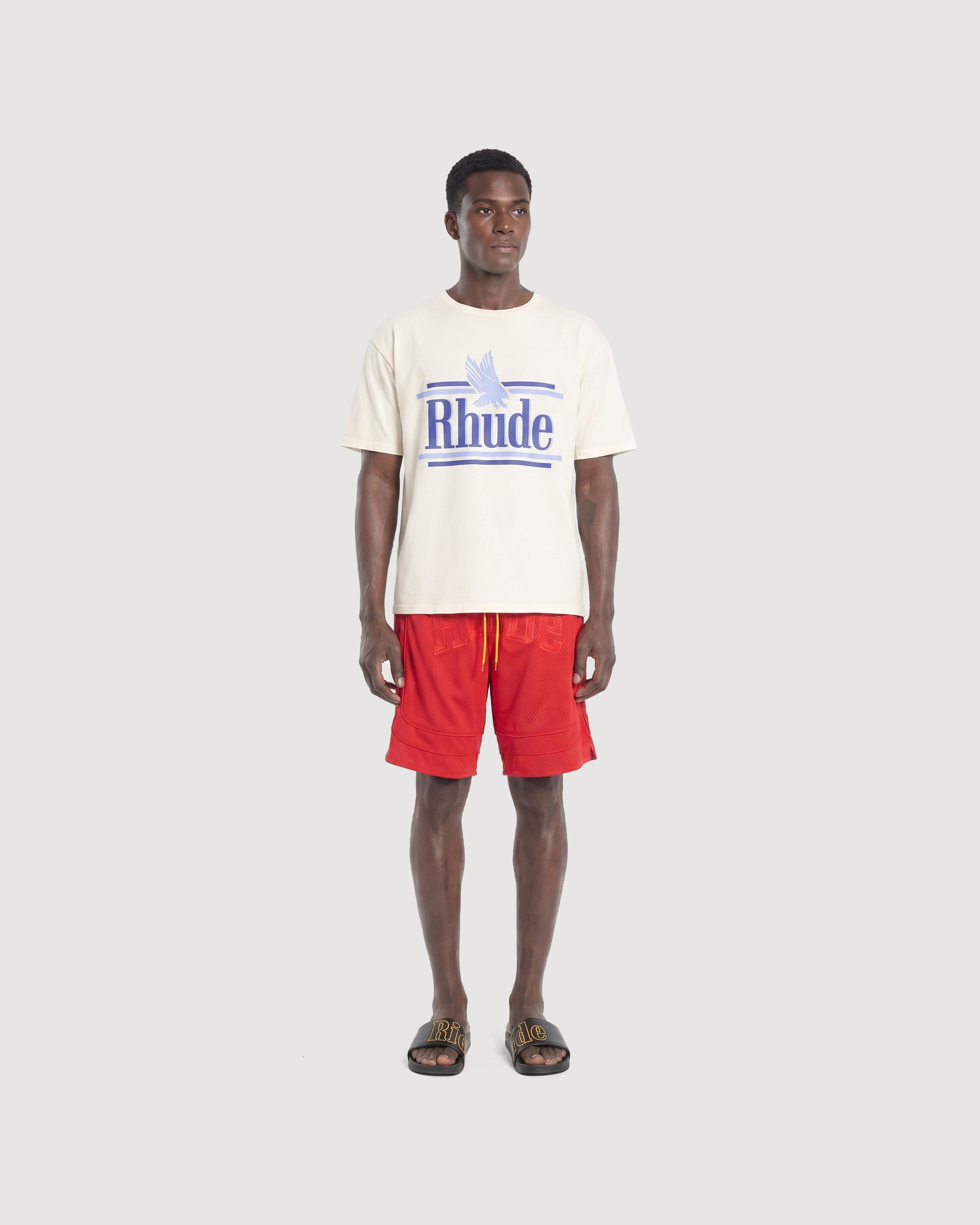 Mesh logo shorts