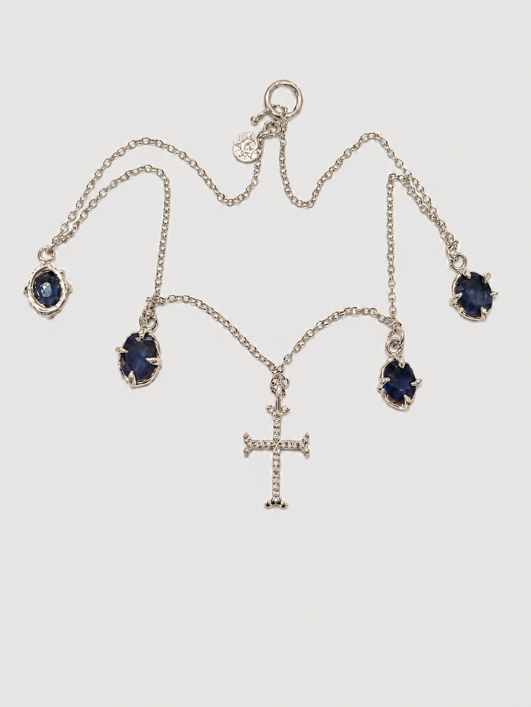 Diamond cross necklace