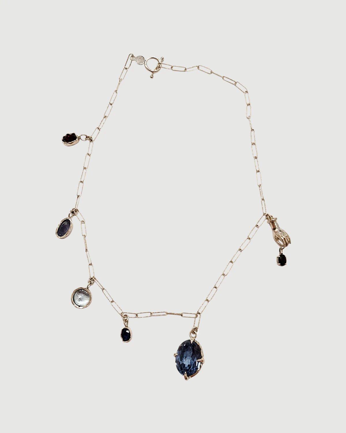 Multi-gemstone necklace