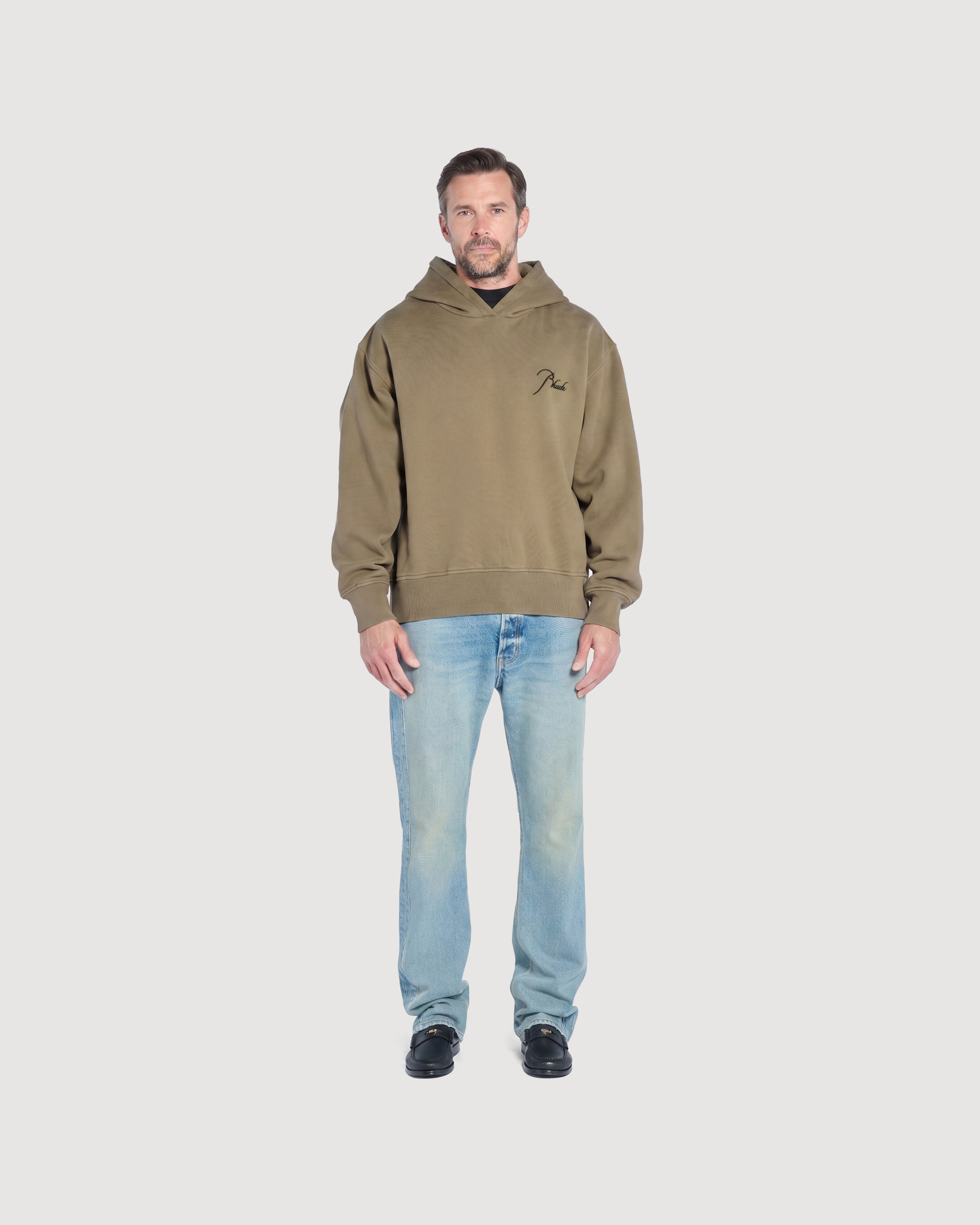 Classique side-zip hoodie