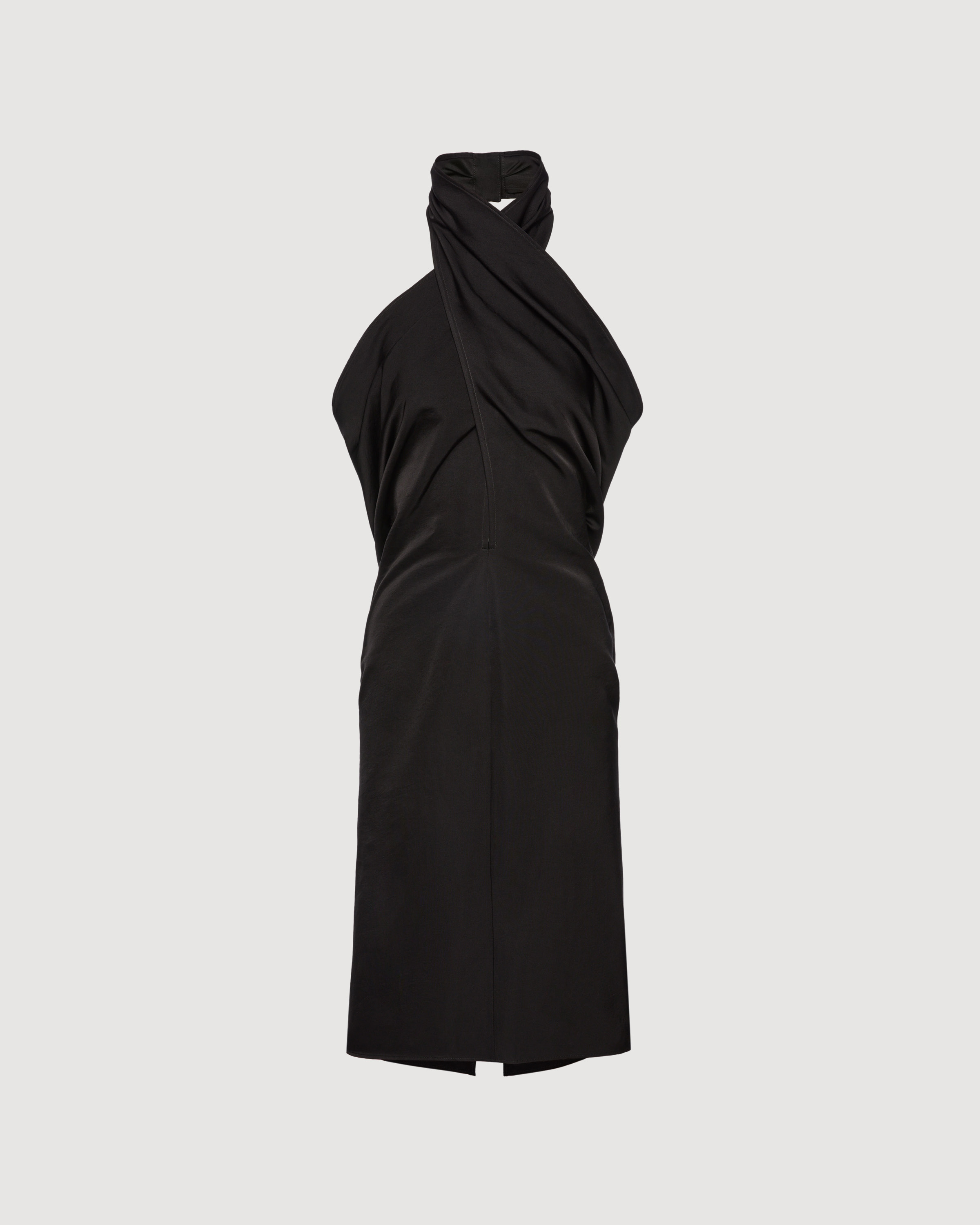 Silk-blend dress